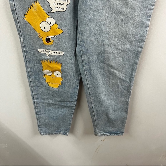 Vintage Stickshift Jou Jou Bart Simpson Jeans - Picture 4 of 13